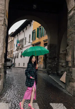 姚晨意大利街拍图片_6