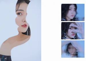 梁洁清新甜美写真图片