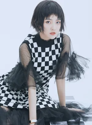 梁洁清新甜美写真图片_5