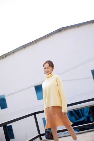 李子璇萌黄元气写真图片_2