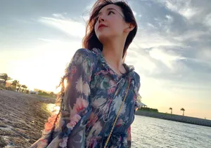 张子萱海边旅拍照图片_4