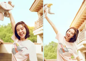 唐艺昕清新甜美写真图片_3
