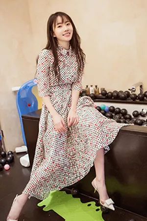 刘萌萌清新活力写真图片