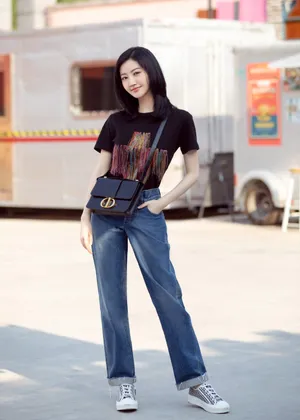 景甜时尚酷美写真图片_6