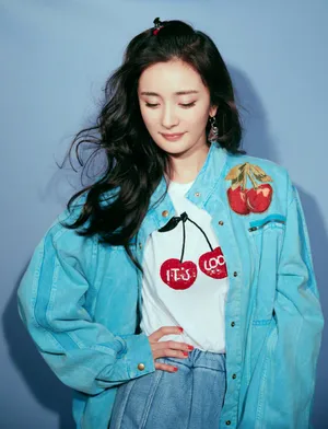 杨幂清新俏皮写真图片_3