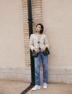 宋茜时尚性感街拍写真图片_2