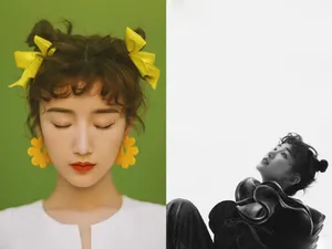 毛晓彤甜美少女风写真图片