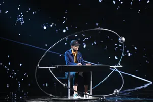 陈星旭黄色休闲衬衫帅气图片_5