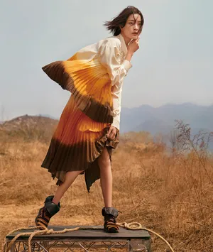 杜鹃荒野唯美时尚大片写真图片_6