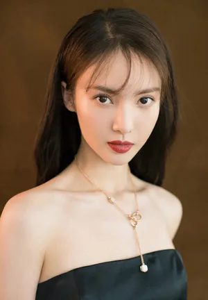 金晨抹胸长裙性感写真图片