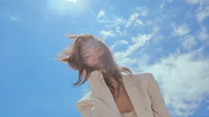 江一燕夏日清新海边写真图片_4