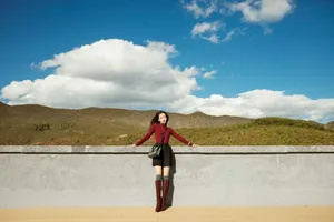 angelababy卷发性感写真图片_7
