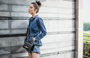 古力娜扎摩登酷美街拍图片_1