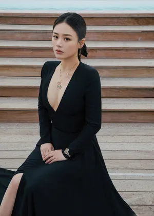 马思纯戛纳电影节优雅性感写真图片_2