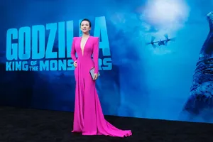 章子怡《哥斯拉2:怪兽之王》首映礼性感写真图片_1