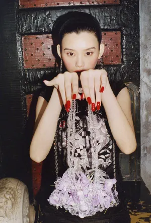 奚梦瑶性感旗袍杂志封面写真图片_6