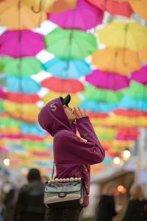 宋茜俏皮私服活力街拍写真图片_8