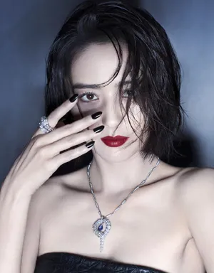 佟丽娅冷艳光影写真图片_2