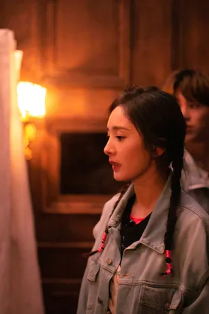 杨幂双麻花辫少女风甜美图片_7