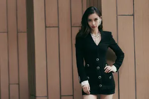 angelababy知性甜美写真图片_3