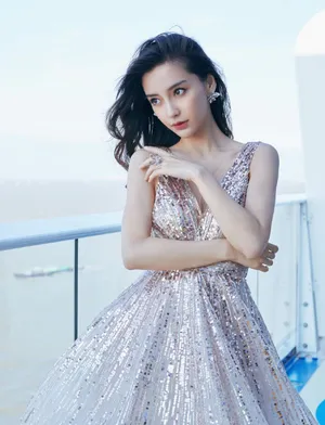 angelababy仙气长裙写真图片_1