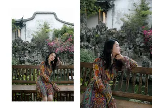 姚晨明艳靓丽写真图片_2
