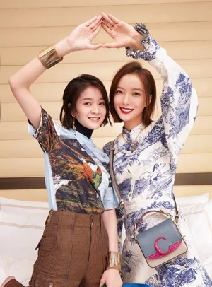 张雪迎王珞丹合体写真图片_3