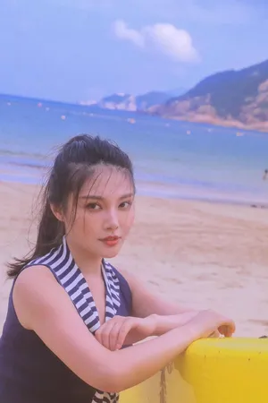 徐冬冬港风夏日海边写真图片_2