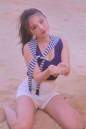 徐冬冬港风夏日海边写真图片_5