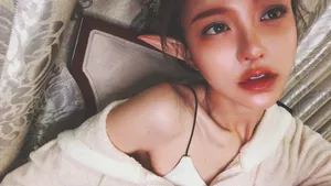 黄一琳万圣节鬼怪妆图片_6