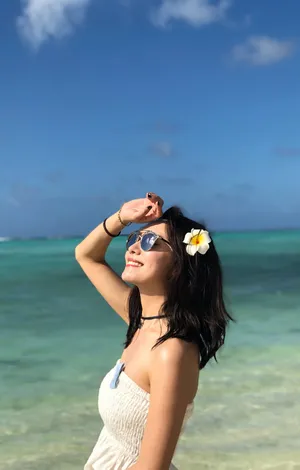 林源清新唯美海边旅拍图片_2