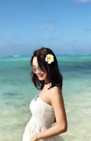 林源清新唯美海边旅拍图片_3