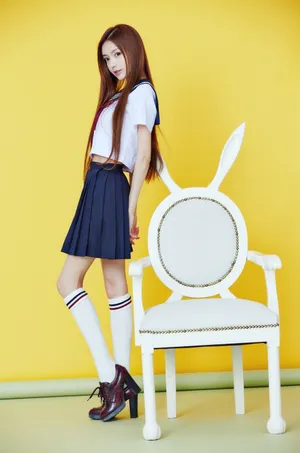 叶子淇可爱水手服写真图片_2