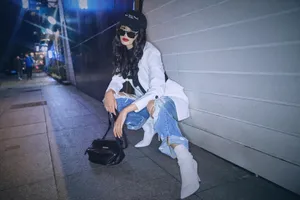 屈菁菁性感时尚写真图片_3