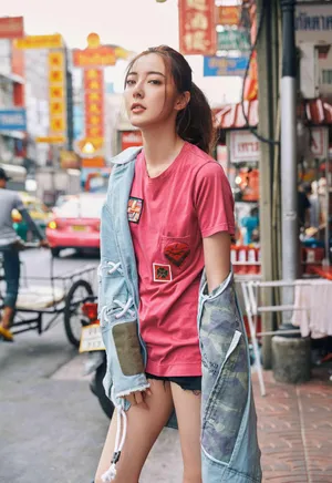 米露休闲时尚街拍图片_6