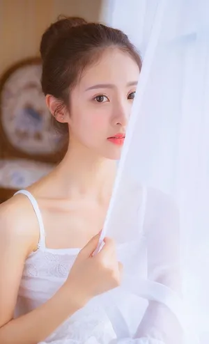 赖雨濛清新秀丽写真图片_2