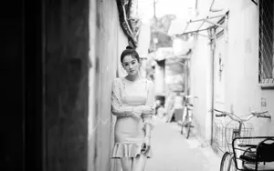 曾一萱清新甜美户外写真_5
