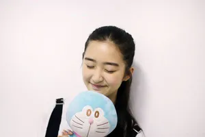 邓恩熙清纯甜美马尾写真图片_3