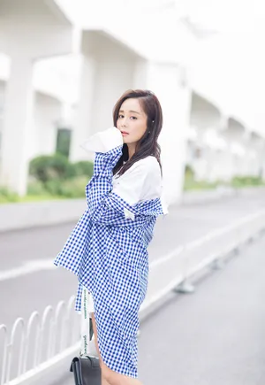 海陆初秋时尚搭配街拍写真图片_6