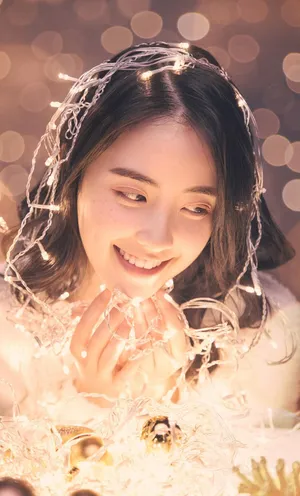 章乐韵甜美梦幻冬日写真图片_4
