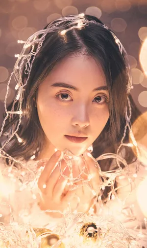 章乐韵甜美梦幻冬日写真图片_7