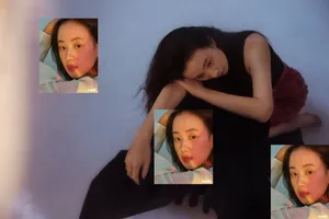 李梦复古文艺时尚杂志写真大片_2