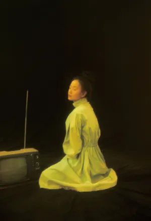 李梦复古文艺时尚杂志写真大片_4