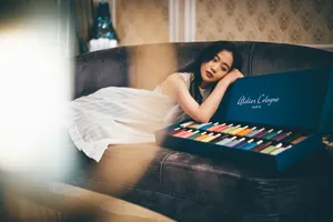 李梦复古浪漫唯美文艺写真图片_3