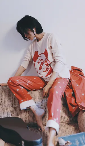 田沅性感甜美家居写真图片_3