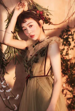 姜妍优雅唯美婚纱写真图片_1
