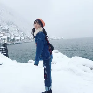 SNH48黄婷婷清新雪地写真图片_2
