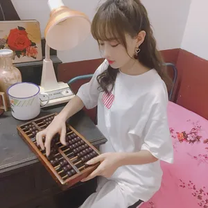 SNH48黄婷婷白色T恤清新图片_6