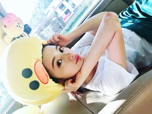 郭晓婷清新可爱自拍图片_1