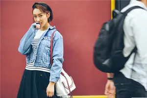 宣璐青春俏丽潮范街拍写真图片_2